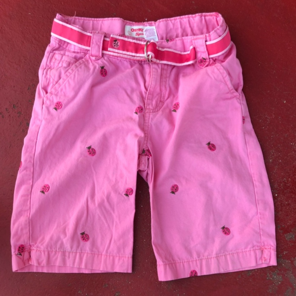 Oshkosh B’gosh 10 Pink Ladybug Shorts